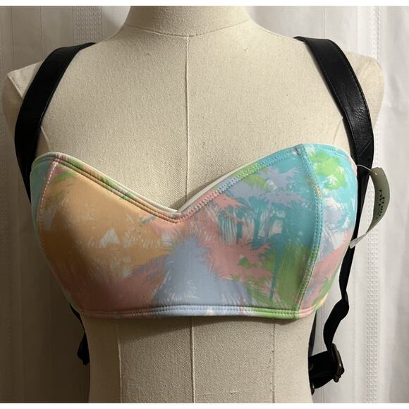 Wilsons Leather Backpack Black Leather Vintage Approx. 9” X 10” Adjustable Strap - Picture 7 of 9